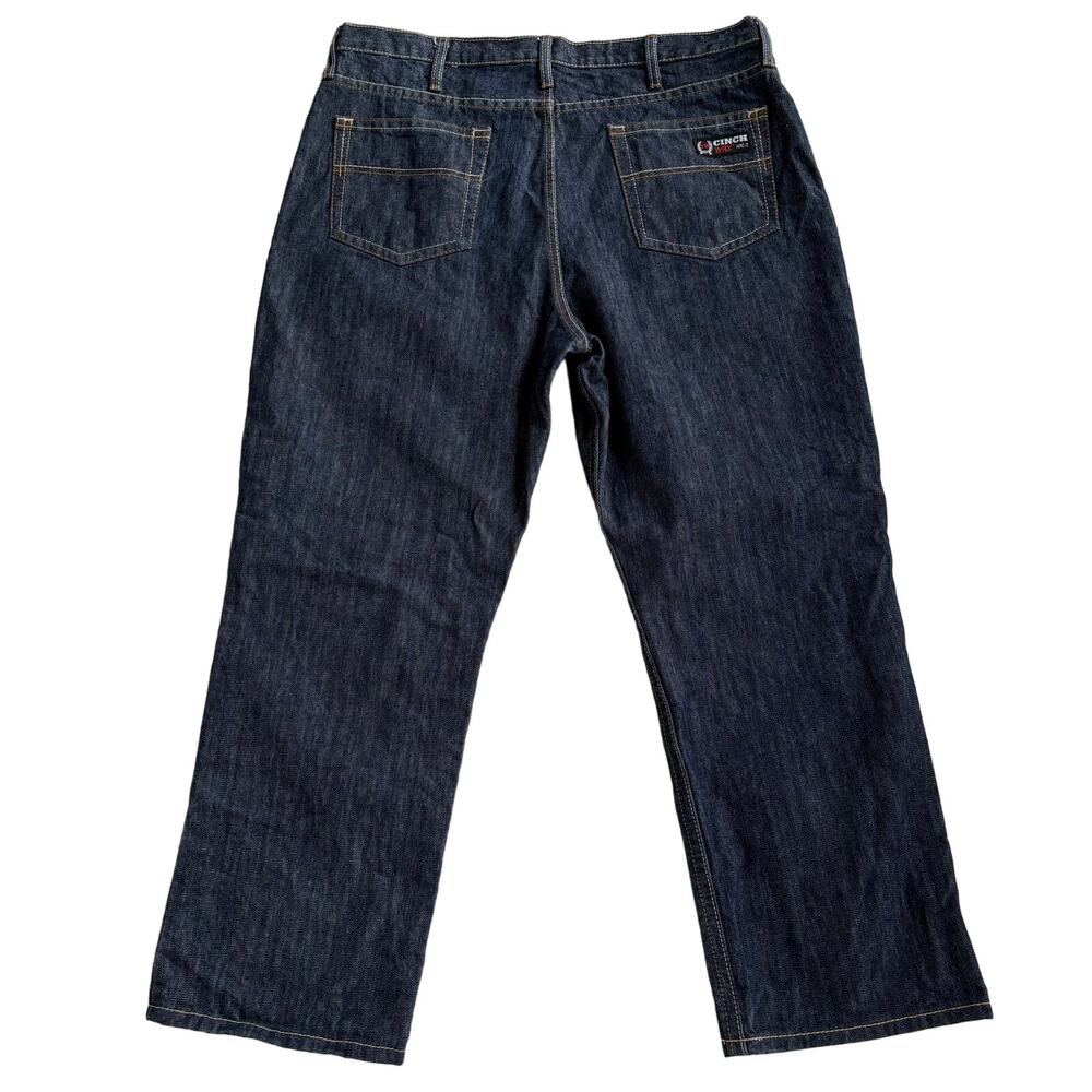 CINCH MENS WRX FR FLAME RESISTANT JEANS SIZE 40x30 BOOT CUT HEAVY DUTY WESTERN - Picture 5 of 15